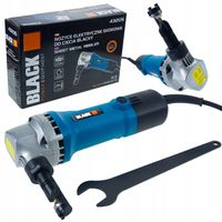 NOŻYCE ELEKTRYCZNE CIĘCIA BLACHY FALISTEJ PROSTEJ TRAPEZOWEJ MOCNE BLACK