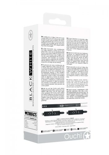 bonded leather collar with hand cuffs na Arena.pl