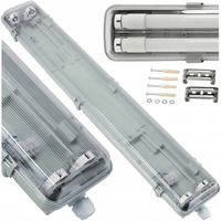 Oprawa Hermetyczna LED 120cm Lampa Do Garażu Warsztatu Na Świetlówki