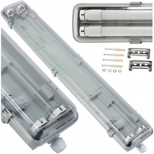 Oprawa Hermetyczna LED 120cm Lampa Do Garażu Warsztatu Na Świetlówki na Arena.pl