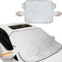 Osłona mata na szybę lusterka antyszronowa dwustronna do auta XXL