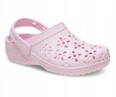 Crocs Dziecięce Buty Chodaki Classic Floral Cut Out 210944 Clog 25-26
