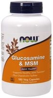 NOW FOODS Glukozamina z MSM (180 kaps.)