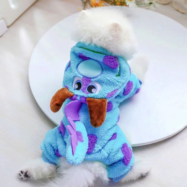 Kostium przebranie dla psa sulley - S zdjęcie 5