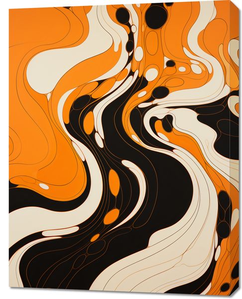 Obraz 70x90cm Tańczący Atrament zdjęcie 1