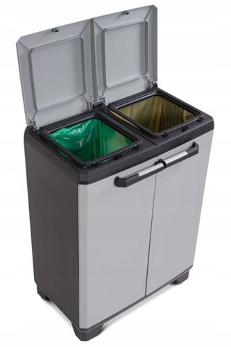 SZAFKA DO SEGREGACJI ODPADÓW SPLIT BASIC 110L 241065 KETER na Arena.pl