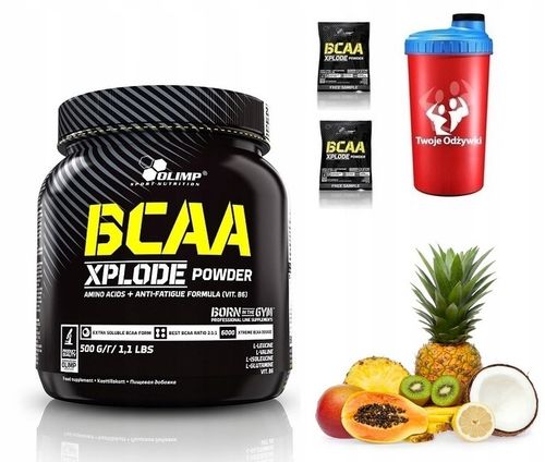 OLIMP BCAA AMINOKWASY Xplode 500g FRUIT+ Gratisy na Arena.pl