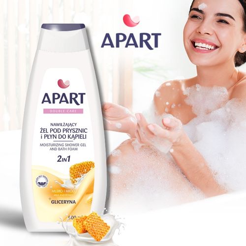 Apart nawilżający żel pod prysznic i Płyn do kąpieli 2w1 MIX Zestaw na Arena.pl