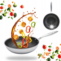 PATELNIA WOK GŁĘBOKA 28CM NON-STICK NIEPRZYWIERAJĄCA INDUKCJA GAZ STALOWA