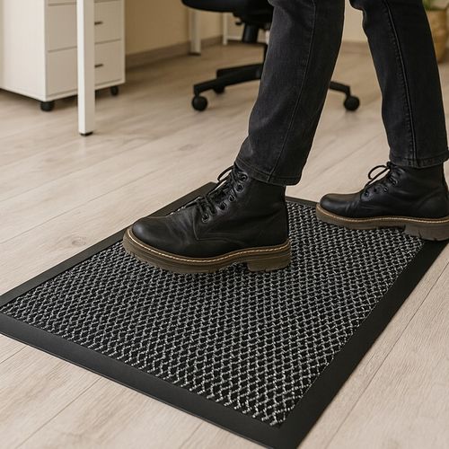 Wycieraczka siatka 3d pod drzwi do butów mata gumowa 60x90 gruba XL na Arena.pl