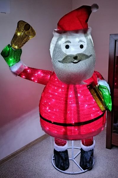 ŚWIĘTY MIKOŁAJ OZDOBA 180 cm 200 LED IP44 TIMER zdjęcie 11