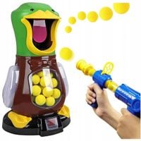 STRZELANIE DO CELU GŁODNA KACZKA PISTOLET + KULKI