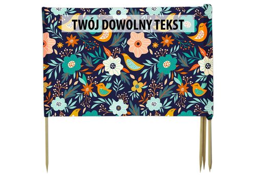 PARAWAN PLAŻOWY Ptaszki z indywidualnym napisem 3 PANELE 72.3 na Arena.pl