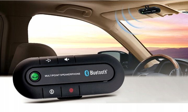 ZESTAW GŁOŚNOMÓWIĄCY SAMOCHODOWY BLUETOOTH 5.0 EDR zdjęcie 4