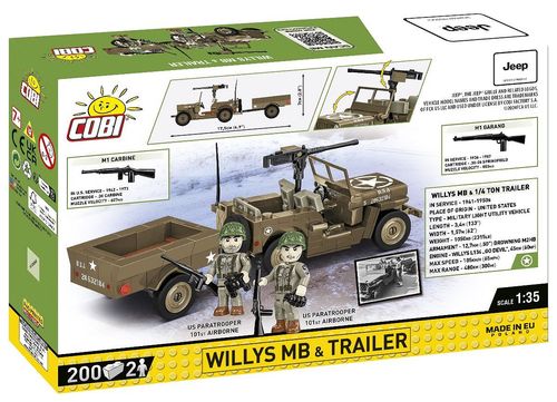 Willys MB&trailer Historical Collection Cobi na Arena.pl