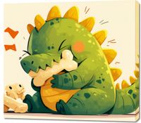 Obraz 100x90cm Uroczy Dinozaur