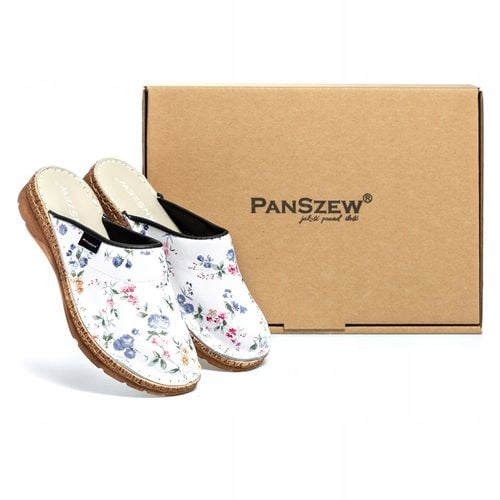 PanSzew POLSKIE Klapki Damskie ze SKÓRY NATURALNEJ 36-41 na Arena.pl