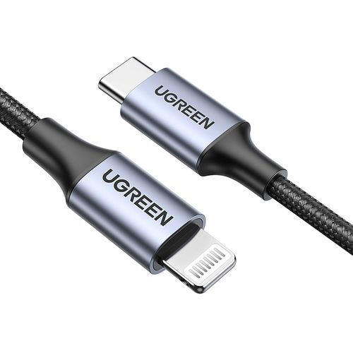 kabel przewód do iphone lightning - usb-c 2.0 mfi 1m - szary na Arena.pl