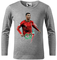Koszulka z długim rękawem - Cristiano Ronaldo z autografem