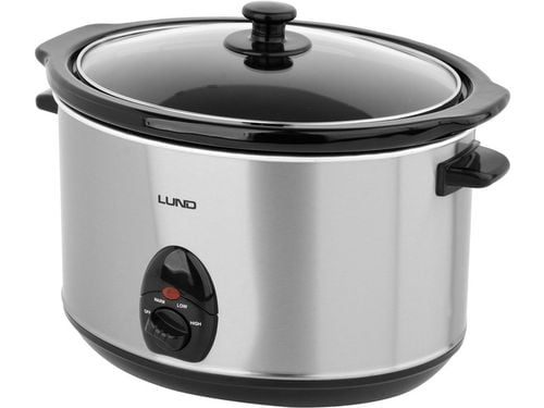 LUND WOLNOWAR GARNEK CERAMICZNY SLOW COOKER INOX LCD 320W 5,6L 3TRYBY na Arena.pl