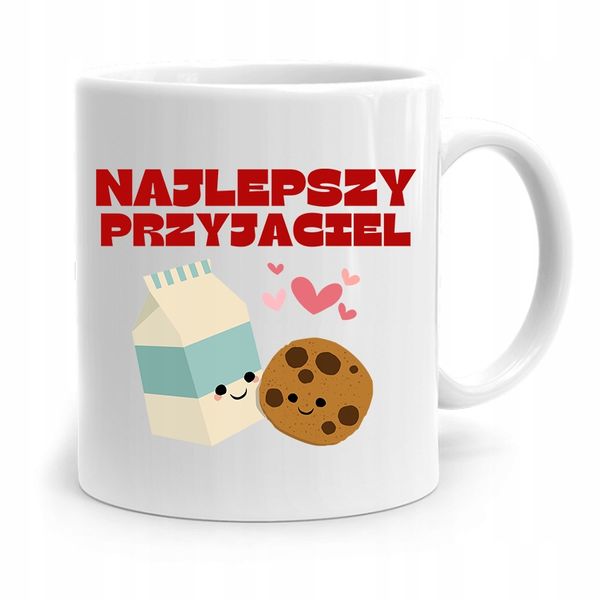 Kubek Prezent Dla Przyjaciela Najlepszy Przyjaciel Z Nadrukiem Ze Zdjęciem zdjęcie 1