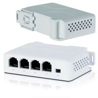 Extender Repeater POE DIN TH35 | 1x IN 3x OUT | Gigabit | 25W | 8W/port | 1
