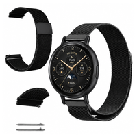 Pasek do Honor Watch 5 Pro metalowy bransoleta opaska zegarek 22mm czarny