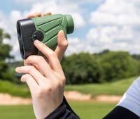 DALMIERZ LASEROWY MYŚLIWSKI LORNETKA LUNETA GOLFOWA TRYBY 6x ZOOM IP54 ETUI