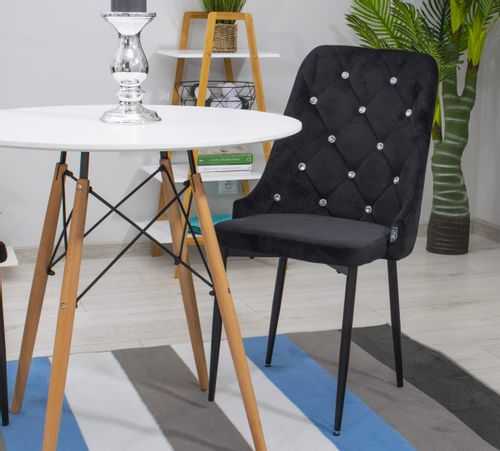 Krzesło AMORE - czarne x 1 na Arena.pl