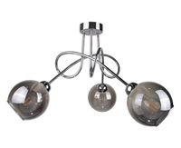 Lampa sufitowa 3xE27 RING SILVER