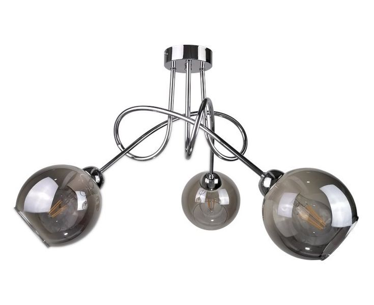 Lampa sufitowa 3xE27 RING SILVER zdjęcie 1
