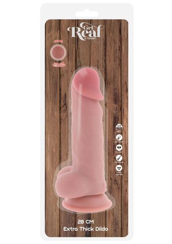 deluxe dual density thick dildo tpe 28 cm na Arena.pl