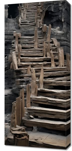 Obraz 40x90cm Schody do Nieznanego zdjęcie 1