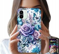 ETUI DO XIAOMI REDMI A1 - KWIECISTE WZORY RÓŻEKWIATKI CASE + SZKŁO