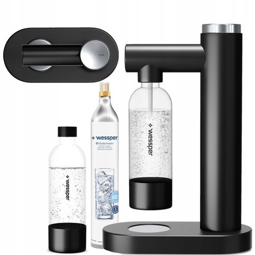 Saturator Soda Maker Wessper do gazowania wody nabój CO2 cylinder butelka na Arena.pl