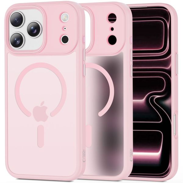 tech-protect magmat magsafe iphone 17 pro matte pink zdjęcie 1