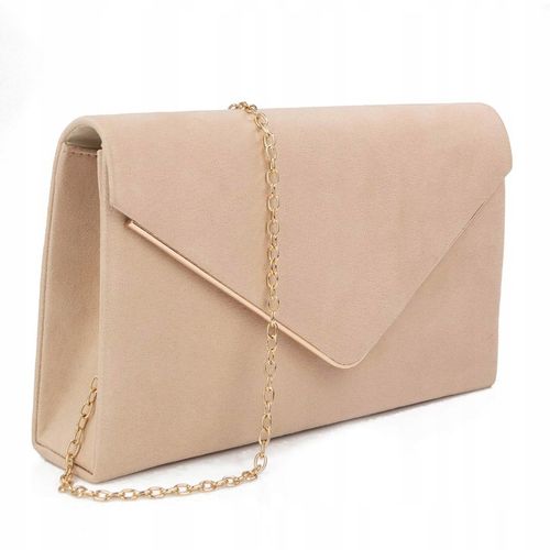 Alessio KOPERTÓWKA Zamszowa TOREBKA damska wizytowa WIECZOROWA na Arena.pl