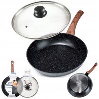 Patelnia GRANITOWA do smażenia duszenia VILDE 26 cm gaz indukcja