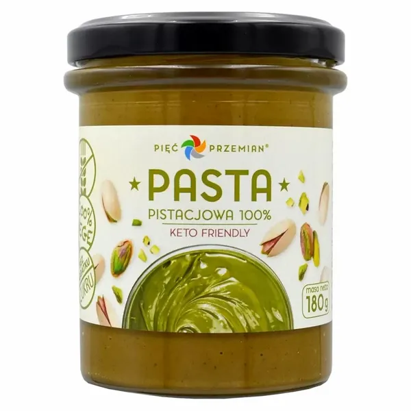 Pasta Pistacjowa 100% Pięć Przemian, 180g zdjęcie 1