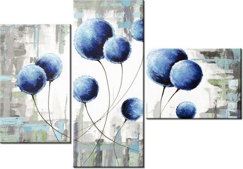 100CM 80 OBRAZ 3 ELEM ABSTRAKCYJNE DMUCHAWCE ŚCIENNY na Arena.pl