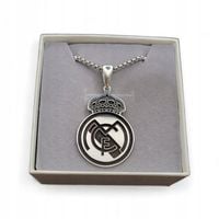 Duża srebrna zawieszka Real Madryt