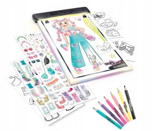 PROJEKT MODA ZESTAW KREATYWNY PODŚWIETLANA TABLICA DO PROJEKTOWANIA EPEE na Arena.pl