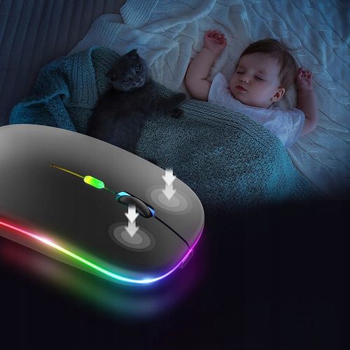 CICHA MYSZKA MYSZ BEZPRZEWODOWA KOMPUTEROWA GAMINGOWA KOMPUTERA LAPTOPA TV na Arena.pl