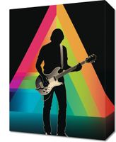 Obraz 30x40cm Pryzmat przez Gitarę