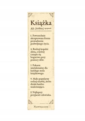 definicja książki zakładka 0953 na Arena.pl