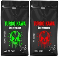 TURBO Kawa ziarnista Do ekspresu 2x1kg Robusta/Arabica MOCNO POBUDZAJĄCA
