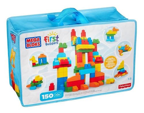 Mattel Mega Bloks First Builders Klocki 150 elementów Torba deluxe na Arena.pl