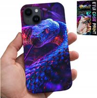 ETUI DO IPHONE 15 PLUS - WĄŻ KOBRA GRZECHOTNIK GADY CASE + FOLIA