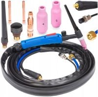 POWERMAT PRZEWÓD SPAWALNICZY 4M UCHWYT TIG LIFT KONEKTOR 16/25 TIG-17V-16