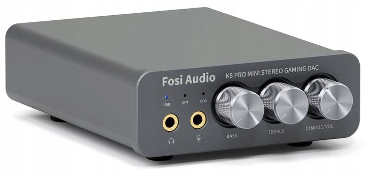 Fosi Audio K5 Pro - DAC/AMP | Plug and Play | Gaming DAC zdjęcie 2